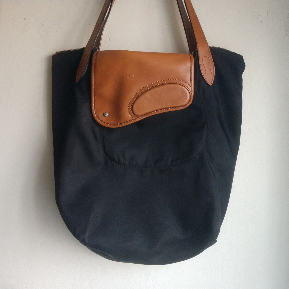 RLL Ralph Lauren Wooten Nylon Tote Bag